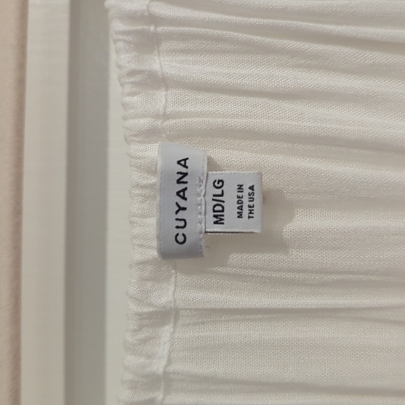 RARE! Cuyana Gathered Neck Maxi Coverup - White - MD/LG - Picture 5 of 5